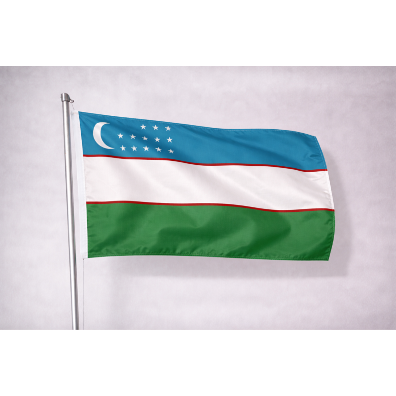 Bandiera Uzbekistan
