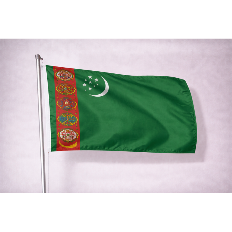 Bandiera Turkmenistan