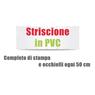 Striscione in PVC