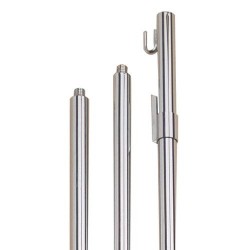 Asta cromata gonfalone Ø 22 mm