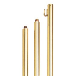 Asta dorata gonfalone Ø 22 mm