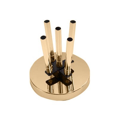 Base da interno 5 posti oro