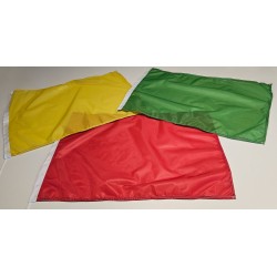 Tris bandiere di segnalazione