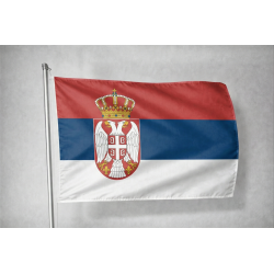 Bandiera Serbia...