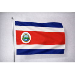 Bandiera Costa Rica con stemma