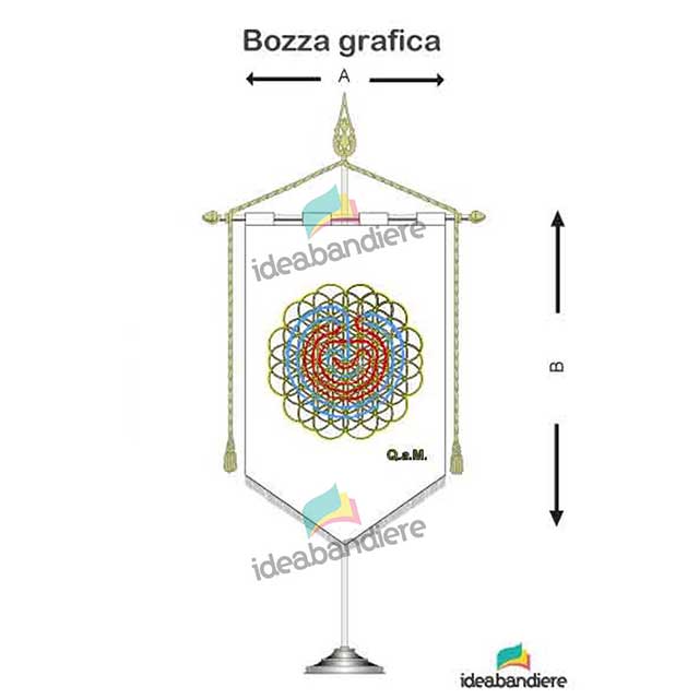 Bozza gonfalone stampato